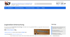 Desktop Screenshot of legionellen.ifmu.de